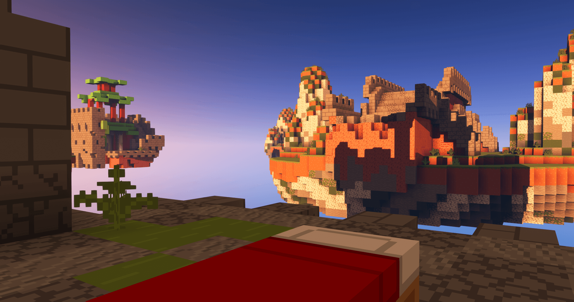 Minecraft BedWars map Archway