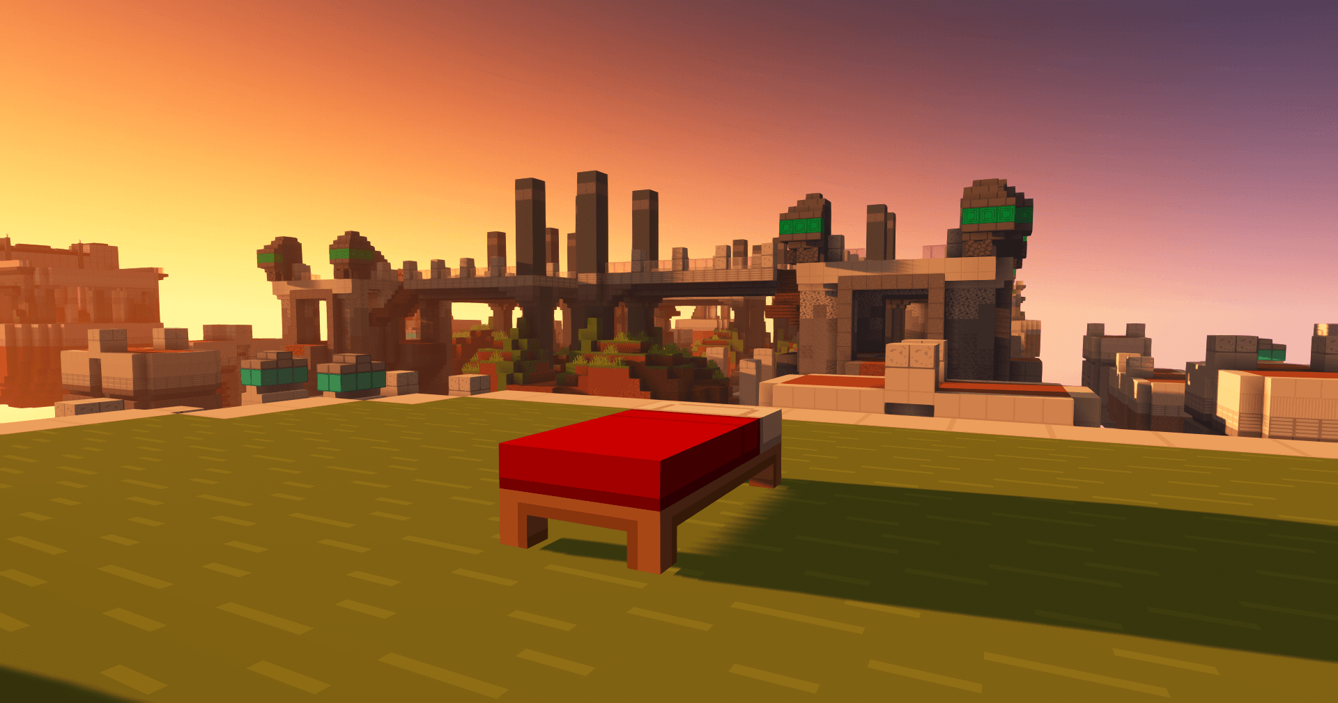 Minecraft BedWars map Atlas