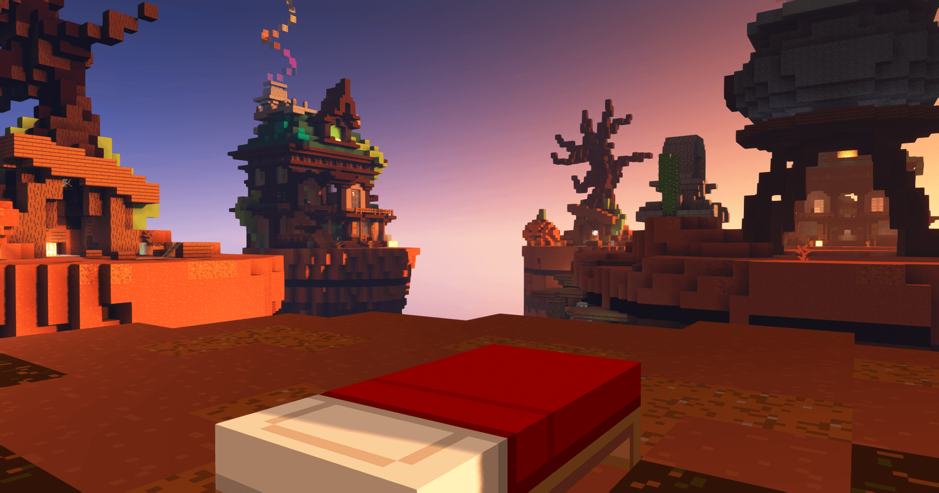 Minecraft BedWars map Cauldron