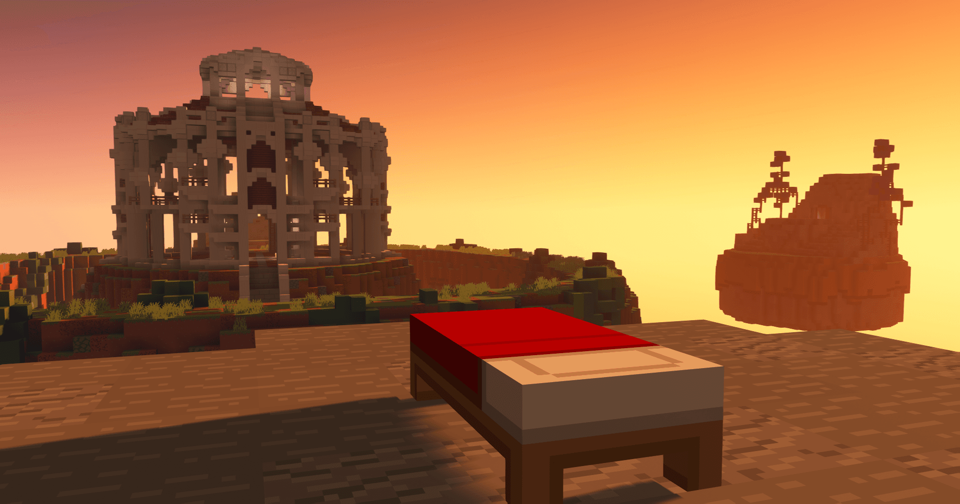 Minecraft BedWars map Congress