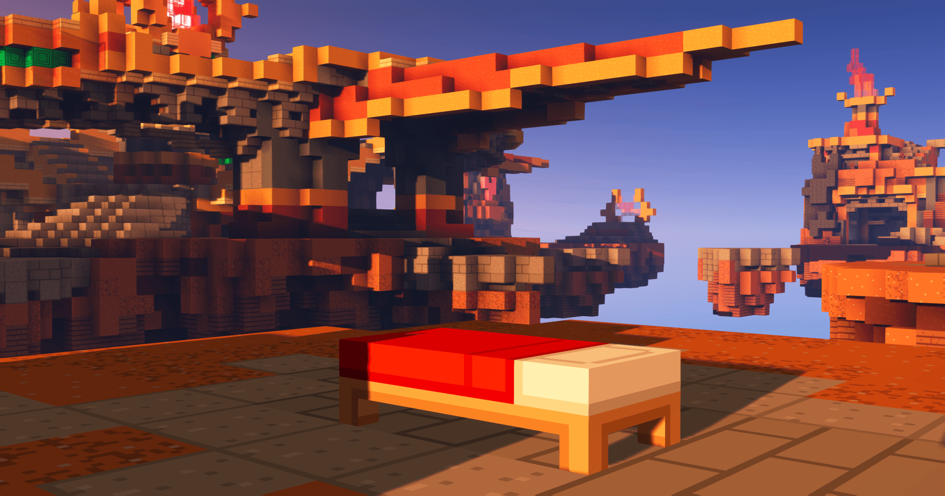 Minecraft BedWars map Dragonstar