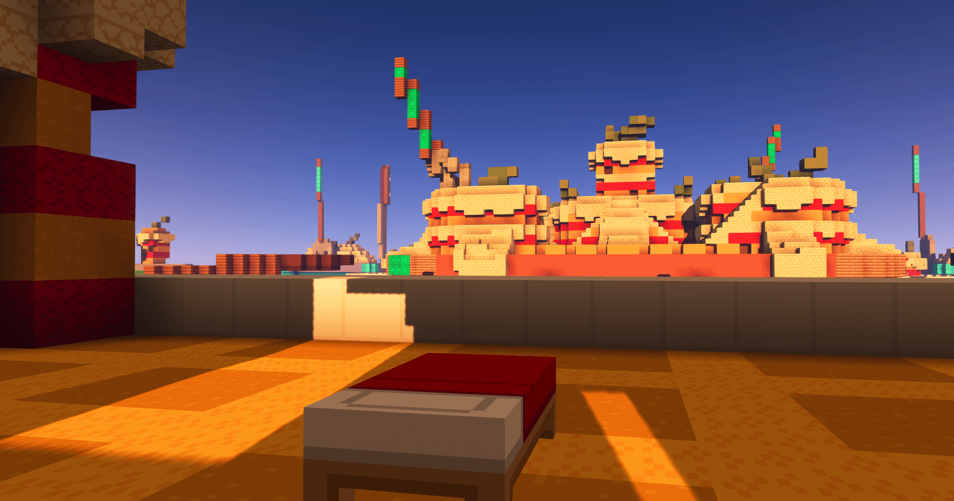 Minecraft BedWars map Lasagna