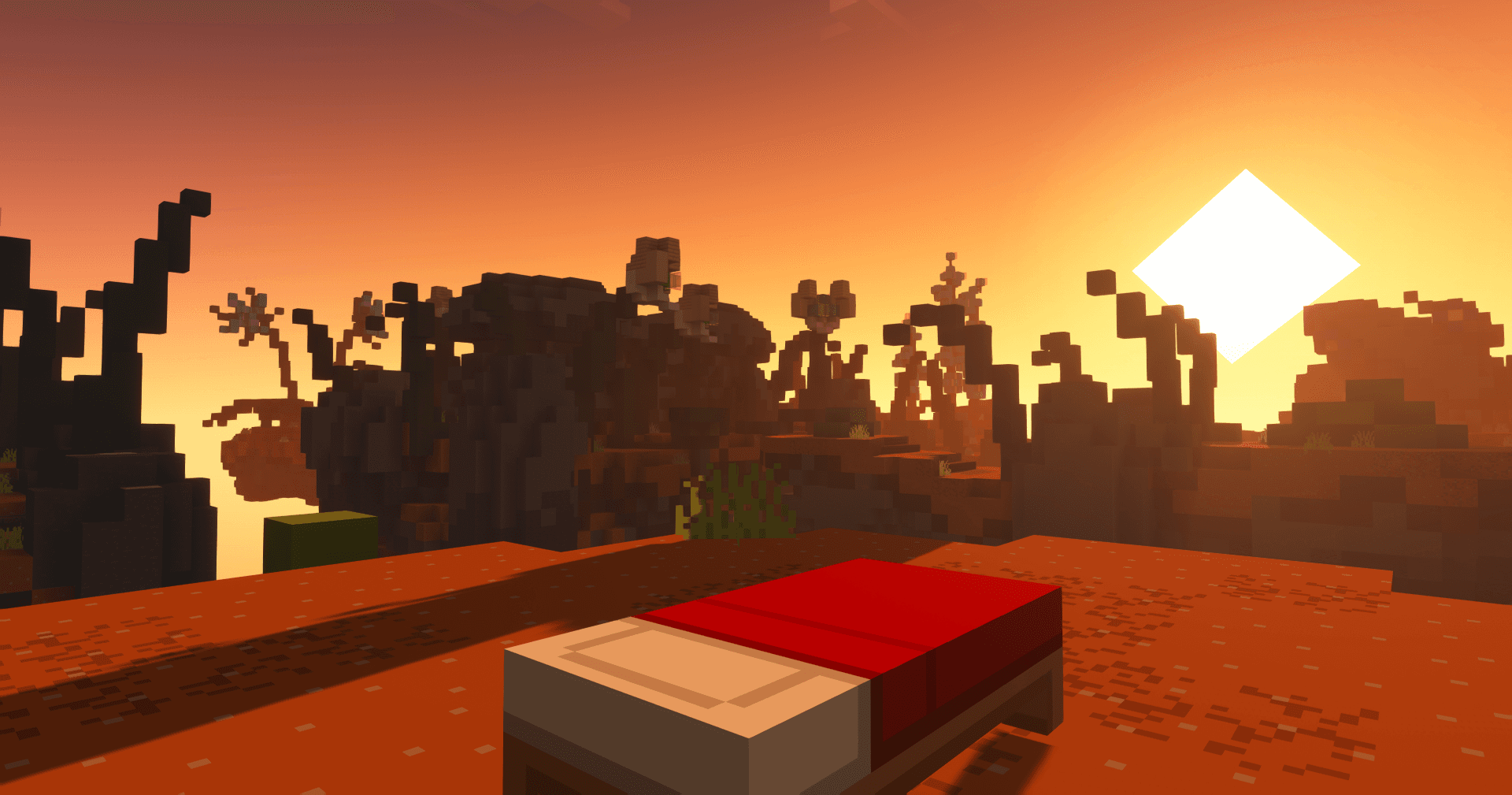 Minecraft BedWars map Orchid