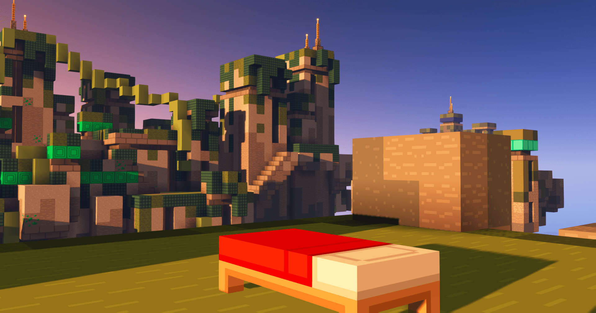 Minecraft BedWars map Raze