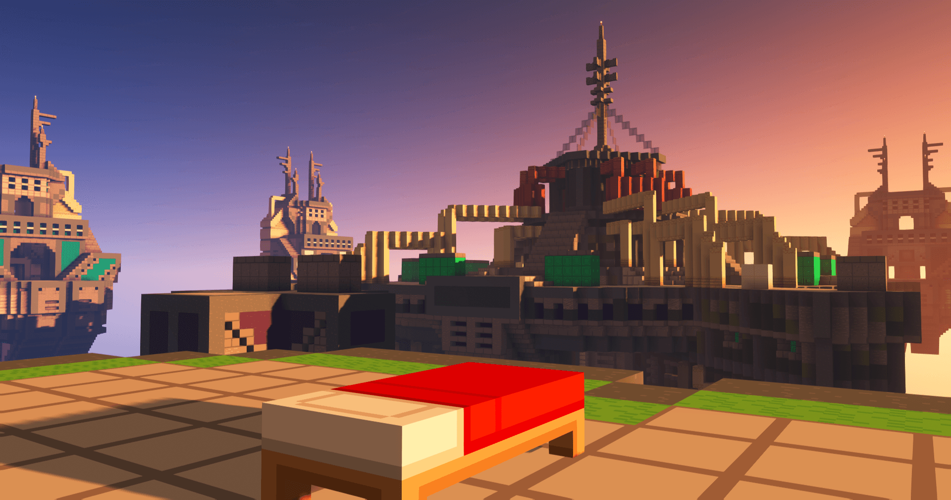 Minecraft BedWars map Station